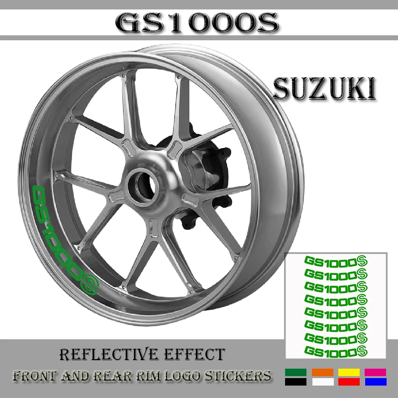 

Motorcycle modified decals wheel rim reflective waterproof custom personalized decorative sticker for SUZUKI GS1000S GS 1000S