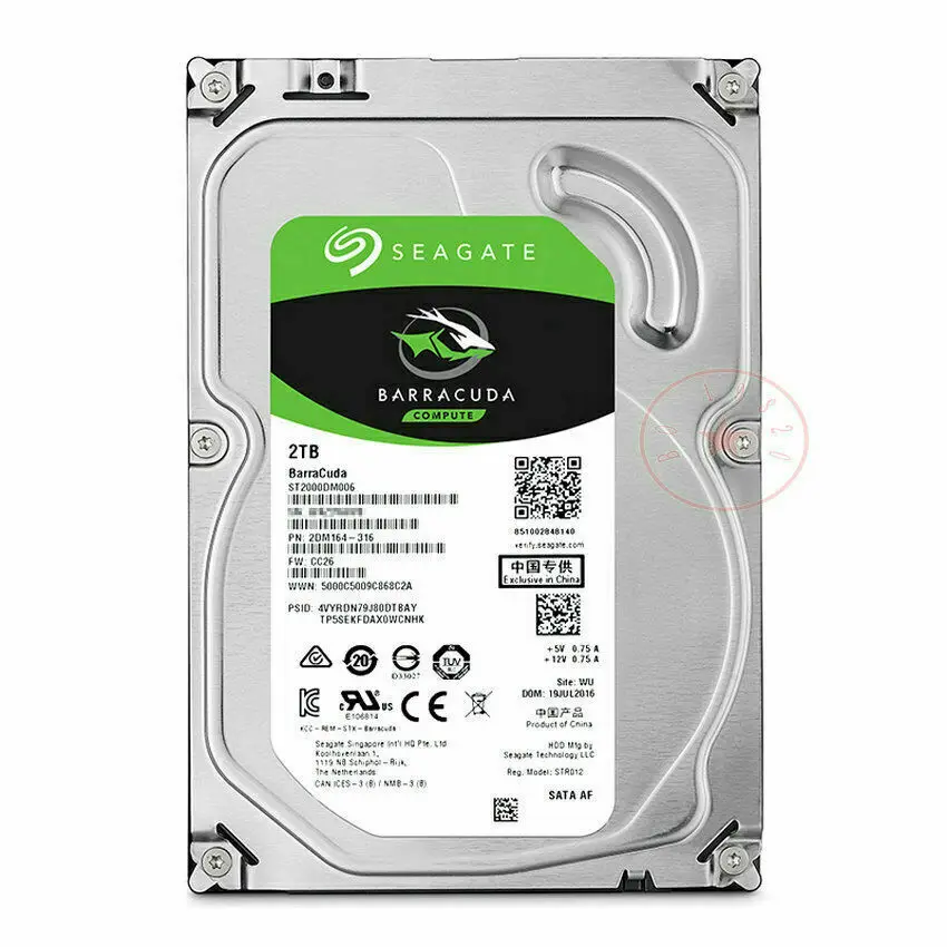 FOR Seagate Barracuda 2TB Internal Hard Disk Drive 7200 rpm 64MB Cache ST2000DM006  NEW