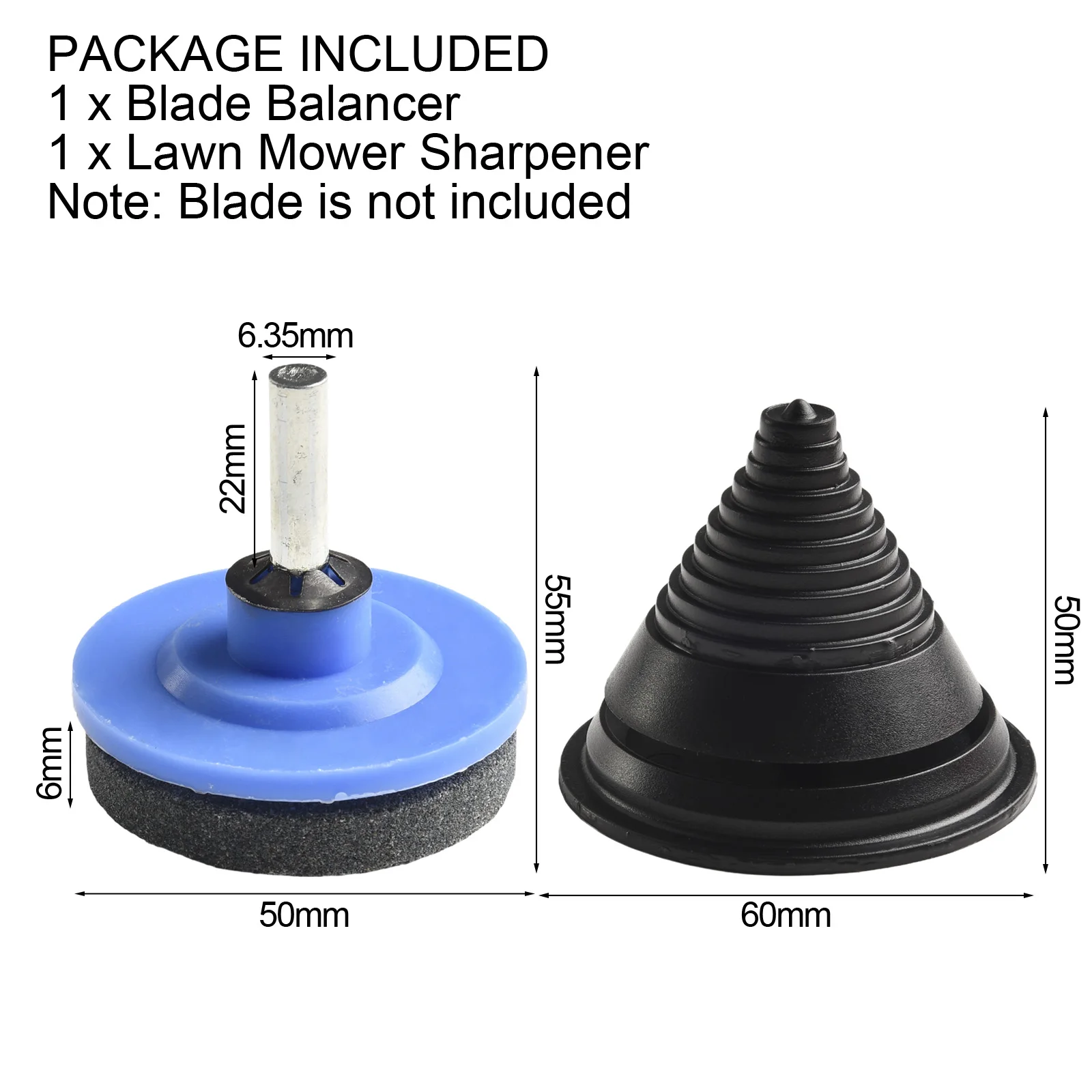 Garden Blade Balancer Tools Tractor Balancer & Sharpener For Lawn Mower Mower Blade Practical to use Safe Set 60*50mm