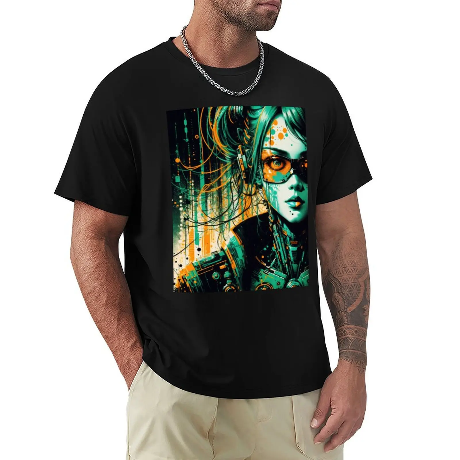 Chica humanoide T-Shirt t shirts for man graphic tees T-Shirt