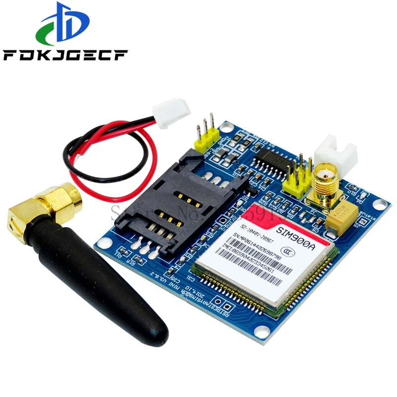 SIM900A SIM900 MINI V4.0 Wireless Data Transmission Module GSM GPRS Board Kit w/Antenna