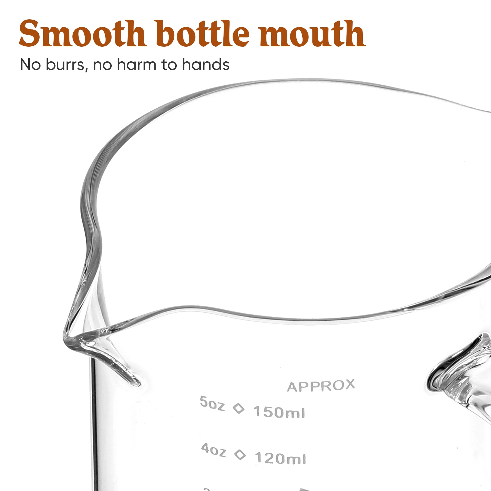 

Multi-Function Transparent Milk Cup Household Creamer Pitcher Wear-Resistant Coffee Milk Accessory for Home Dorm Creamer Pitcher