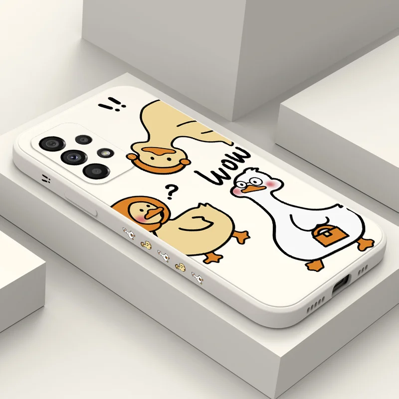 

Crooked Duck Case For Samsung Galaxy A73 A53 A33 A23 A13 A03 A72 A52 A52S A32 A22 A12 A02 A02S A71 A51 A31 A21S 4G 5G Cover