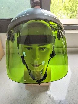 

METAL HEAD FULL FACE COVER W/ANTI-CRASH FACE SHIELD