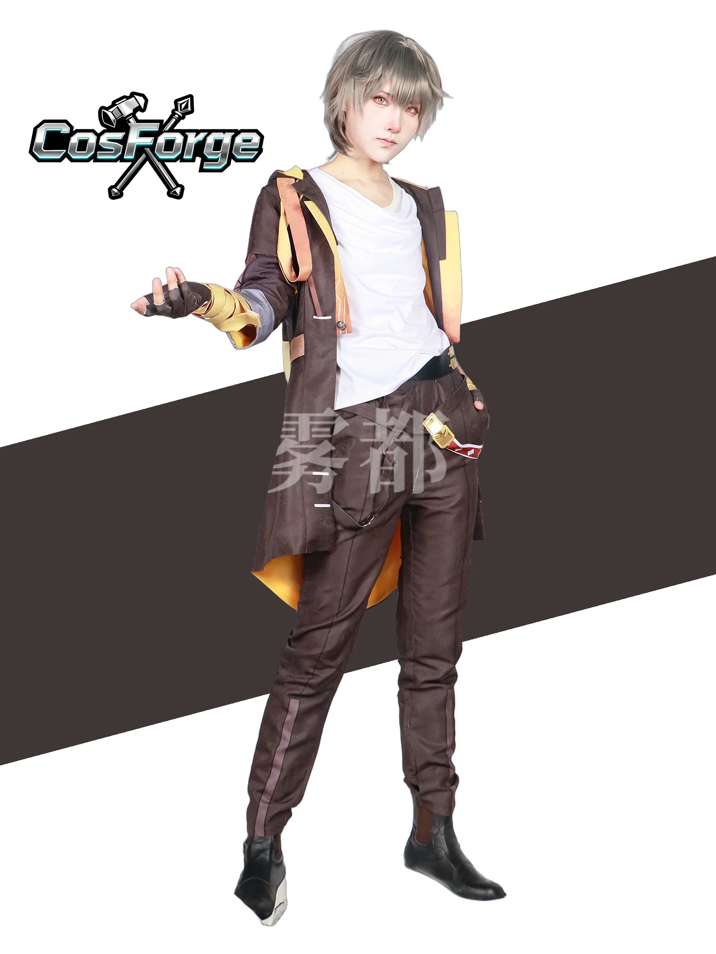 

Color Cosplayer Honkai: Star Rail Cosplay Suit Trailblazer Costume Anime Game Set Stelle Wigs Caelus Pants Comic-Con Outfit