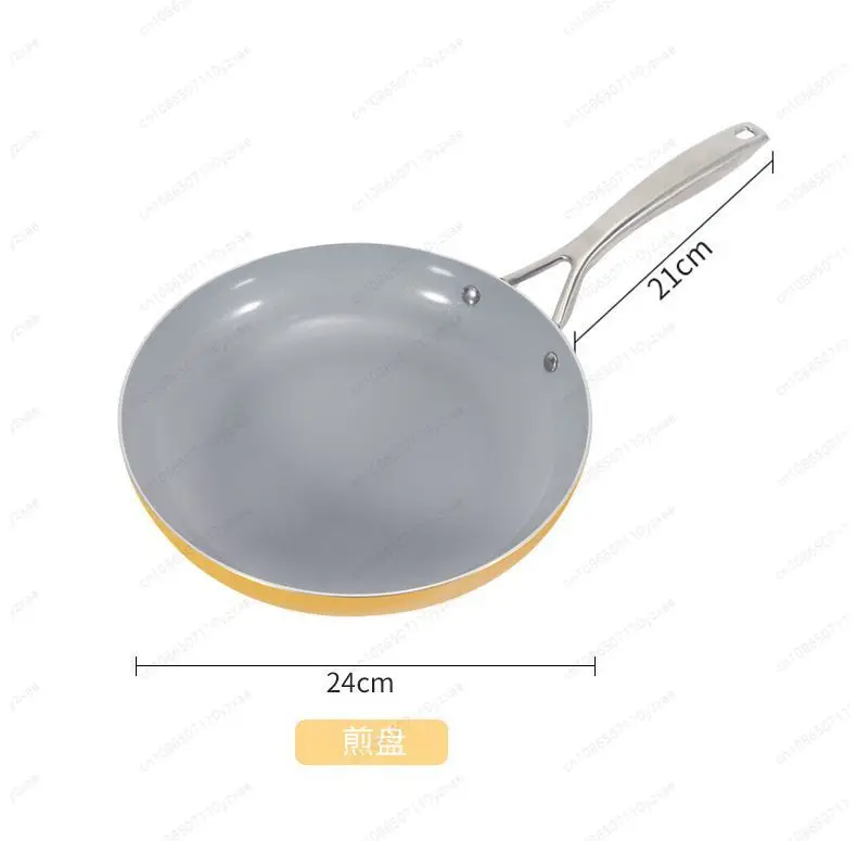 Ceramic Nonstick Aluminum Cookware Set All-in-one Cooking Pots & Pans Set For Induction Cooktop