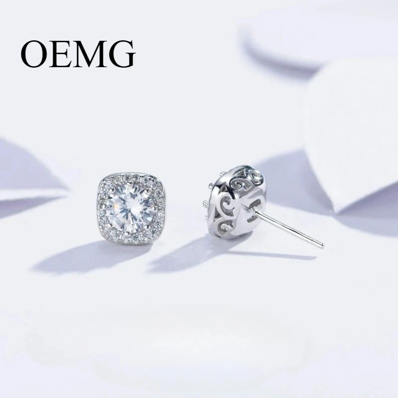 

S925 Silver Brand OEMG Exquisite Earrings Female