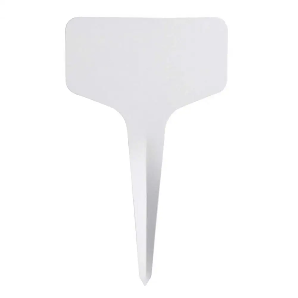 

Garden Supplies Waterproof T-shaped Plant Labels 200pcs Nursery Tags for Potted Plants Durable Flower Pot Markers Stakes