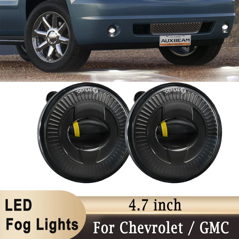 LED Fog Light for Chevrolet Avalanche / Suburban / Silverado / Tahoe 2007-2013 For GMC Sierra / Yukon 6500K White Driving Light