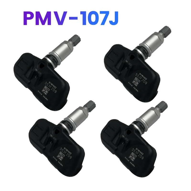 4Pcs Car TPMS Sensor PMV-107J For Toyota 4Runner Camry Lexus GS350 ES350 Tire Pressure Sensor Monitoring System Replacement