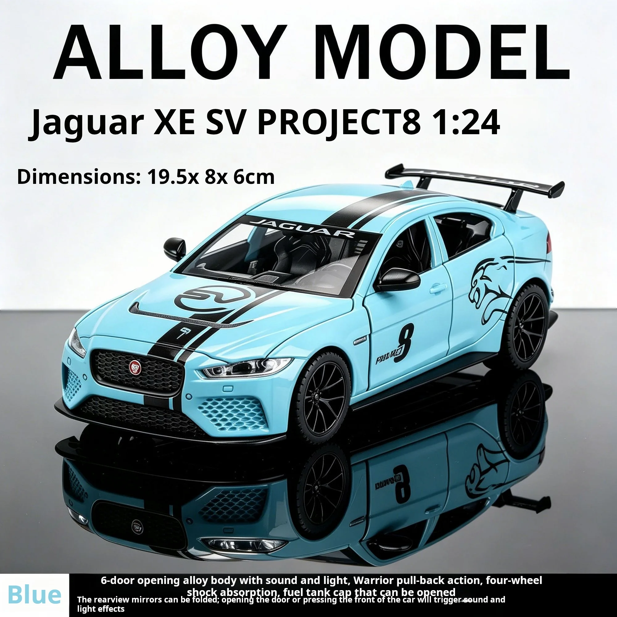 Huge Clearance Sale!1:24 Alloy Car Model Collectibles Man gift,boys toy,Free Hot-Selling Doll Pendant with Every Purchase