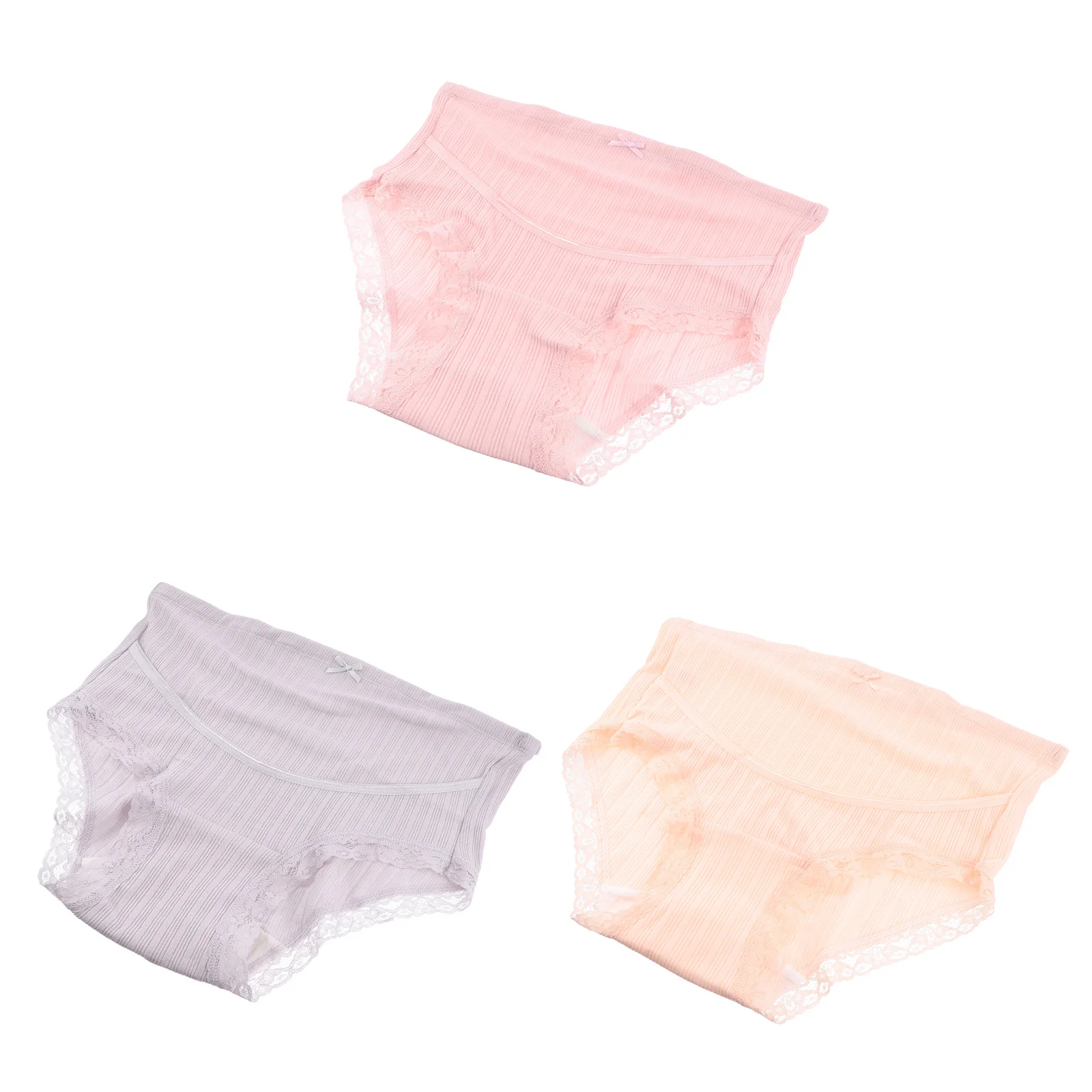 3 قطع من سراويل الأمومة القطنية عالية الخصر قابلة للتعديل وقابلة للتمدد ومريحة للنساء الحوامل للدعم اليومي #3