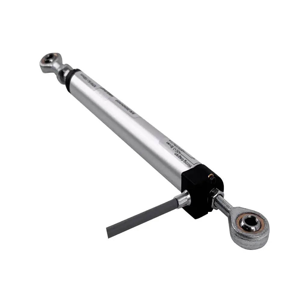 MIRAN KPM16J Linear Position Sensor with Eye Joints at Both Ends Linear Potentiometer for Rubber Machine