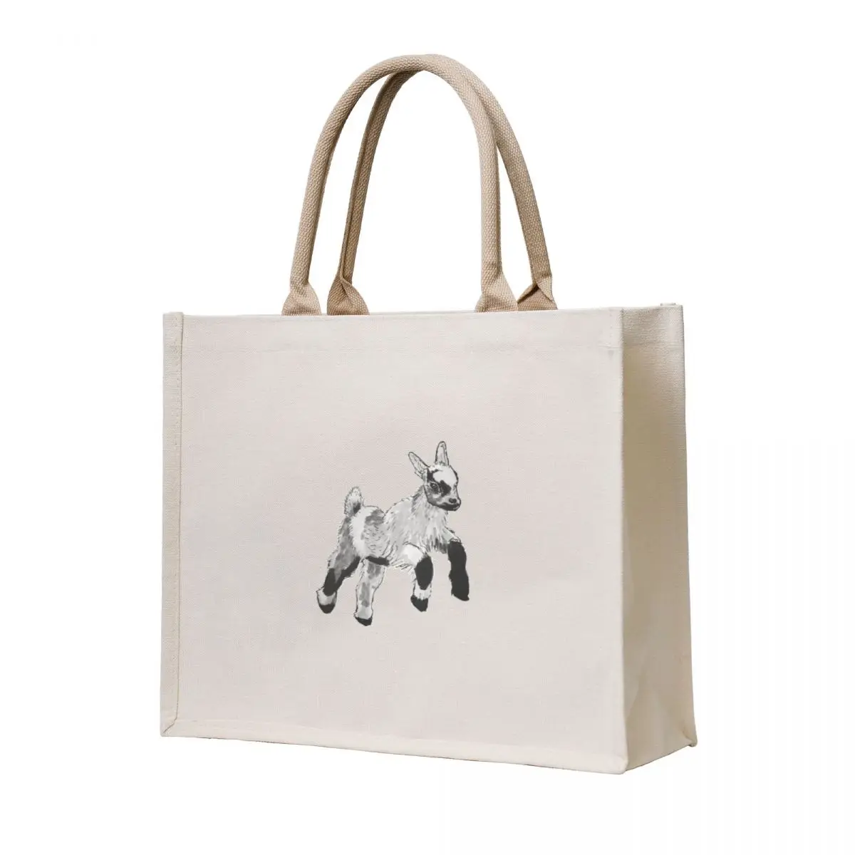 

Pygmy Goat Tote Bag Fabric bag bag luxury women Reusable bags