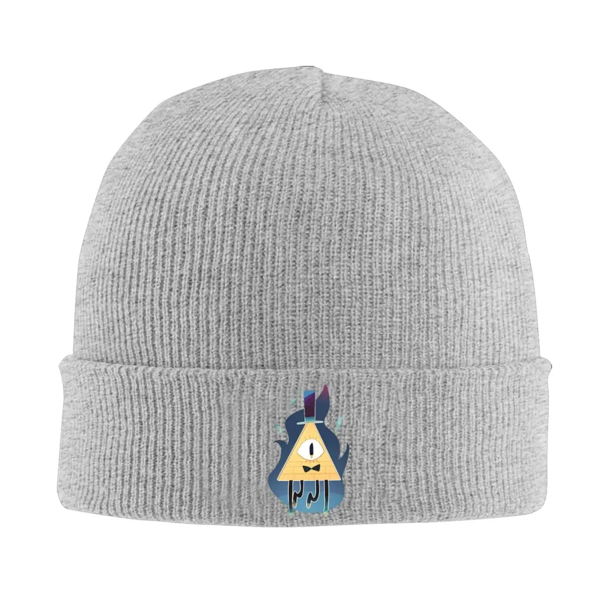 Gravity Falls Bill Cipher Knitted Caps for Women Men Skullies Beanies Autumn Winter Casual Hats Acrylic Hip Hop Melon Cap