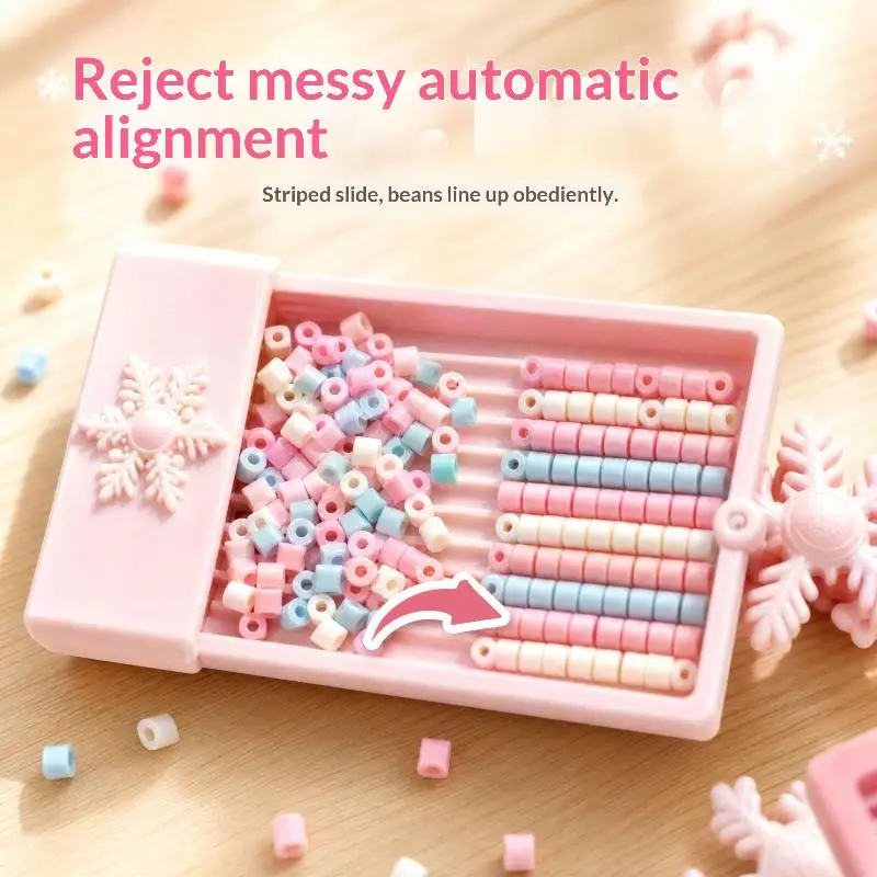 2.6mm Fuse Bead Art Needle Tweezer Tray Kits Creative DIY Fuse Beads Picking Tray Kit Montessori Toy Bead Storage Accessory