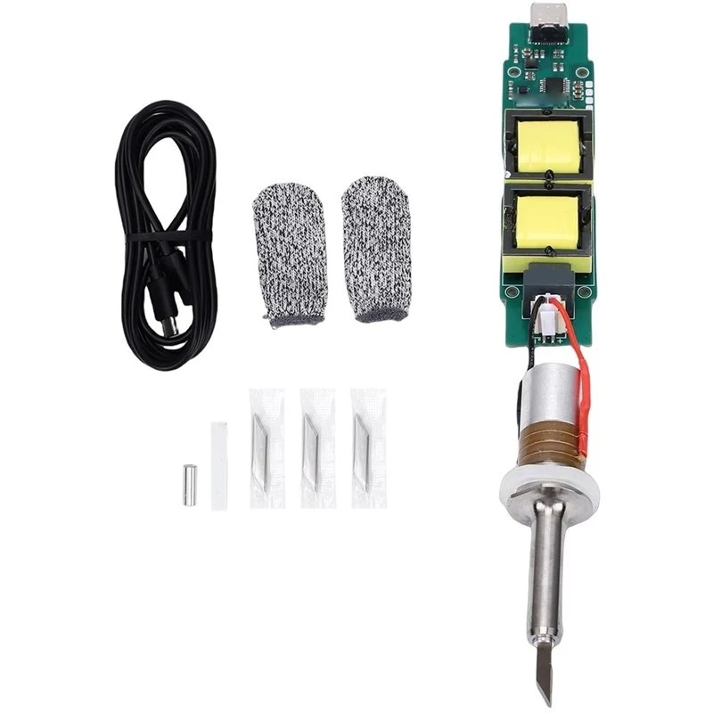 Y42A-Replacement Accurate Cutting Machine Ultrasonic Cutter Transducer Kit With Driver Module 40Khz For 3D Prints Wood