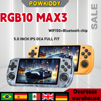 POWKIDDY RGB10MAX3 Retro Handheld Game Console 5 Inch 1280*720 IPS HD Screen Open-Source Gaming Video Player  Children's Gifts