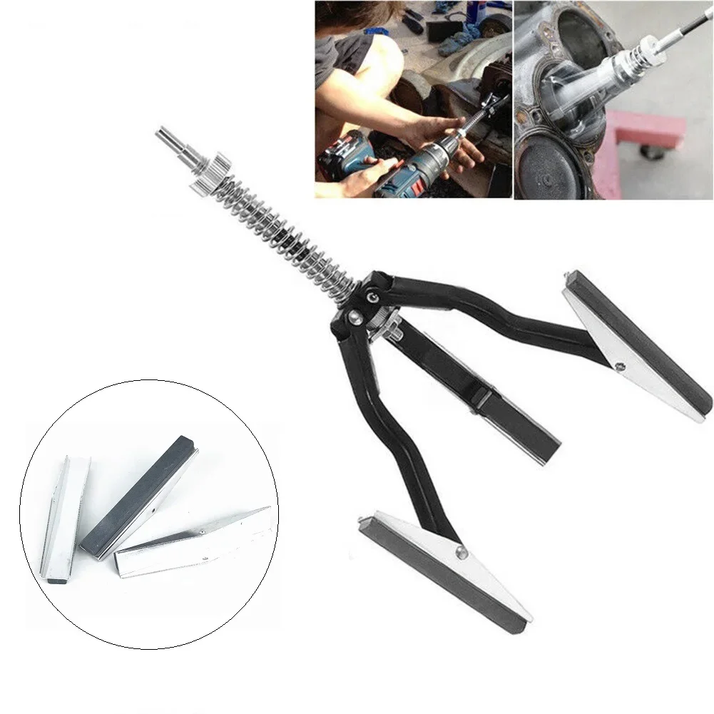 

Affordable Bore Honing Tool for Car and Industrial Engine Cylinders with Flexible Shaft and 3 Replacement Stones