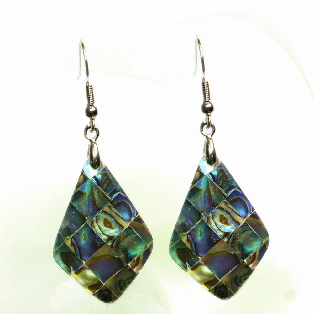 Versatile Earrings Dangly for Women Natural Material Abalone Dangle Earings Assorted Color Shell