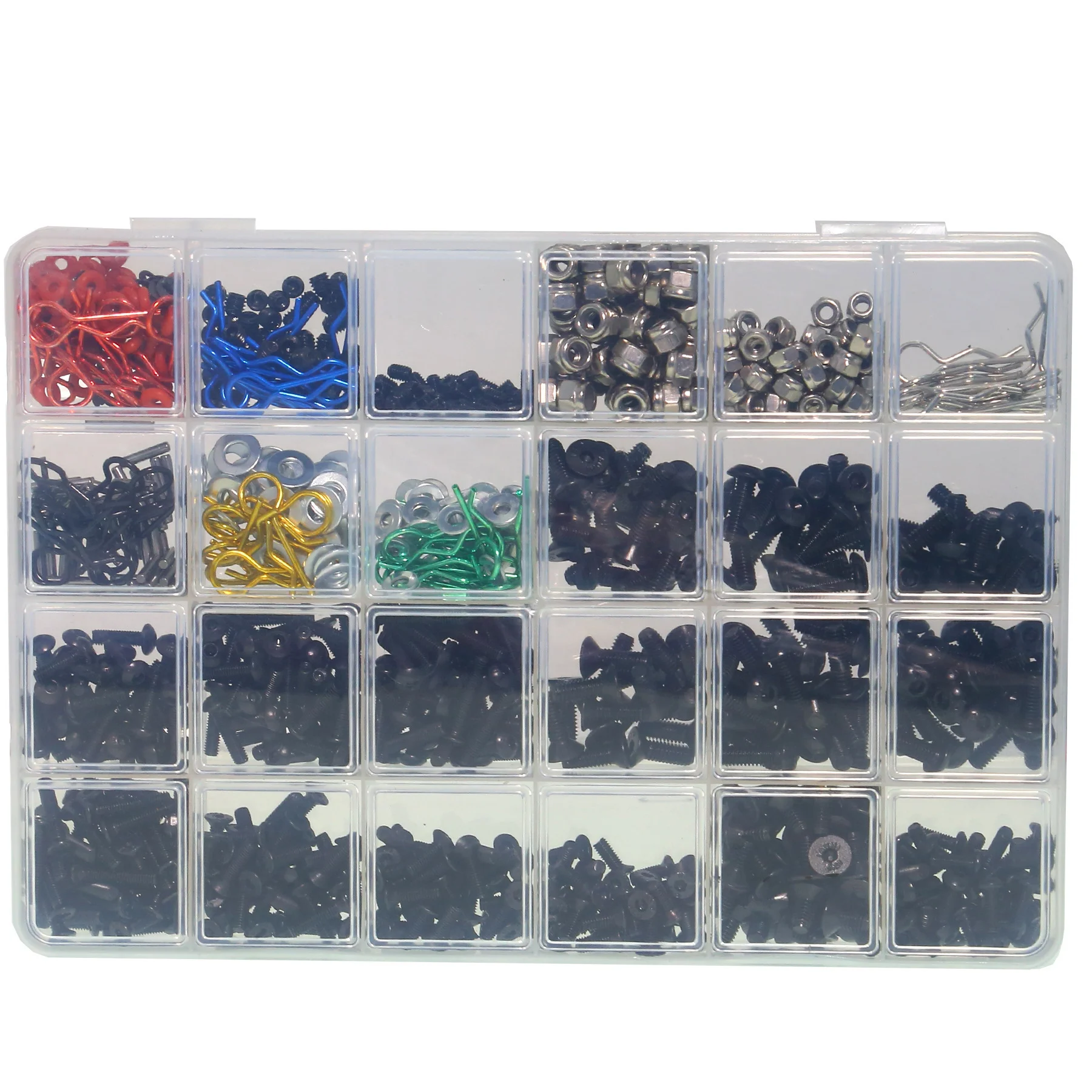 Screws Box Set Internal Hexagon M3M4 Screw Kit for Climbing Car Traxxas HPI Arrma SCX10 HSP RC Car Parts Repair Tool