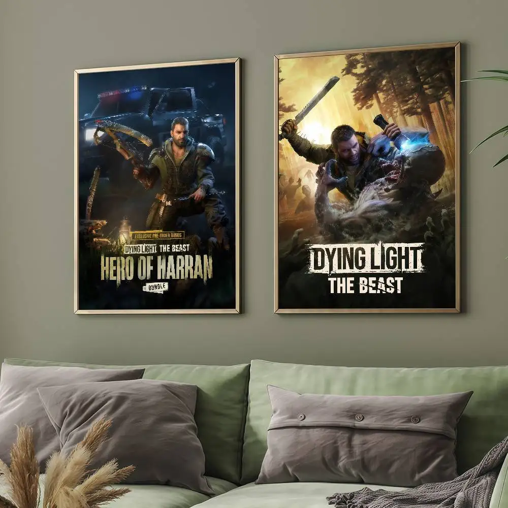 ملصق Game Dying L-Light The B-beast مناسب للمنزل وغرفة المعيشة وغرفة النوم والمكتب والبار ملصق تزيين الحائط #1