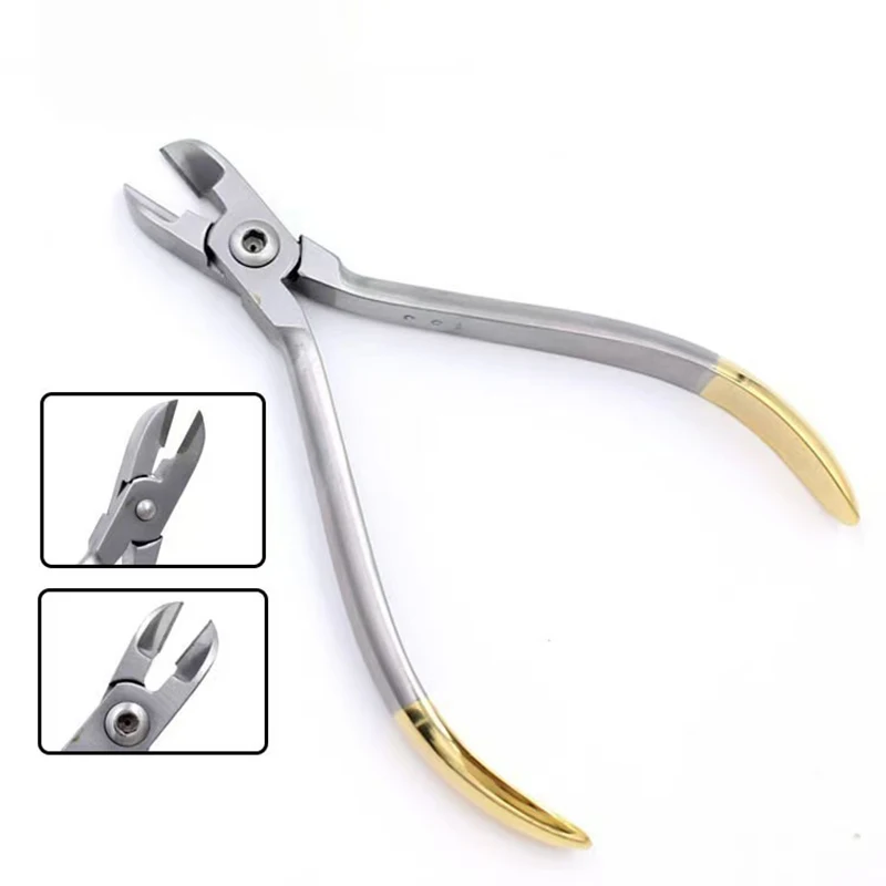1pc Dental Thin Wire Cutting Plier Dentist Forceps Stainless Steel Wire Filament Cutter Dentist Distal End Cutter Tools