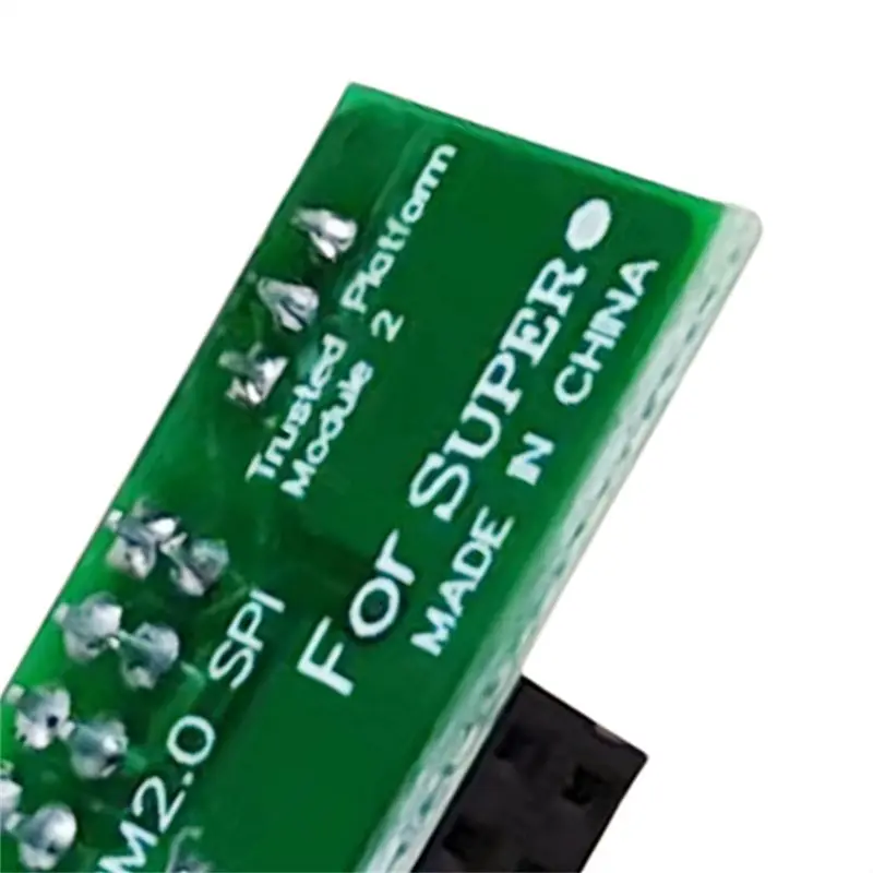 M52K-Vertical 9-Pin For Supermicro-AOM-TPM-9670V-S For Super Adapter Compatible, TPM 2.0 Module