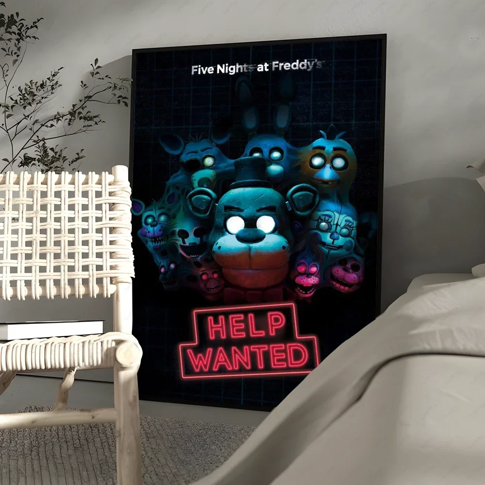 Fnaf Five-Nights-At-Freddys klassisches Poster, Wandkunstdruck, geeignet für Wohnzimmer, Schlafzimmer, Bar, Salon, Heimdekoration, Geschenk – Detail 7