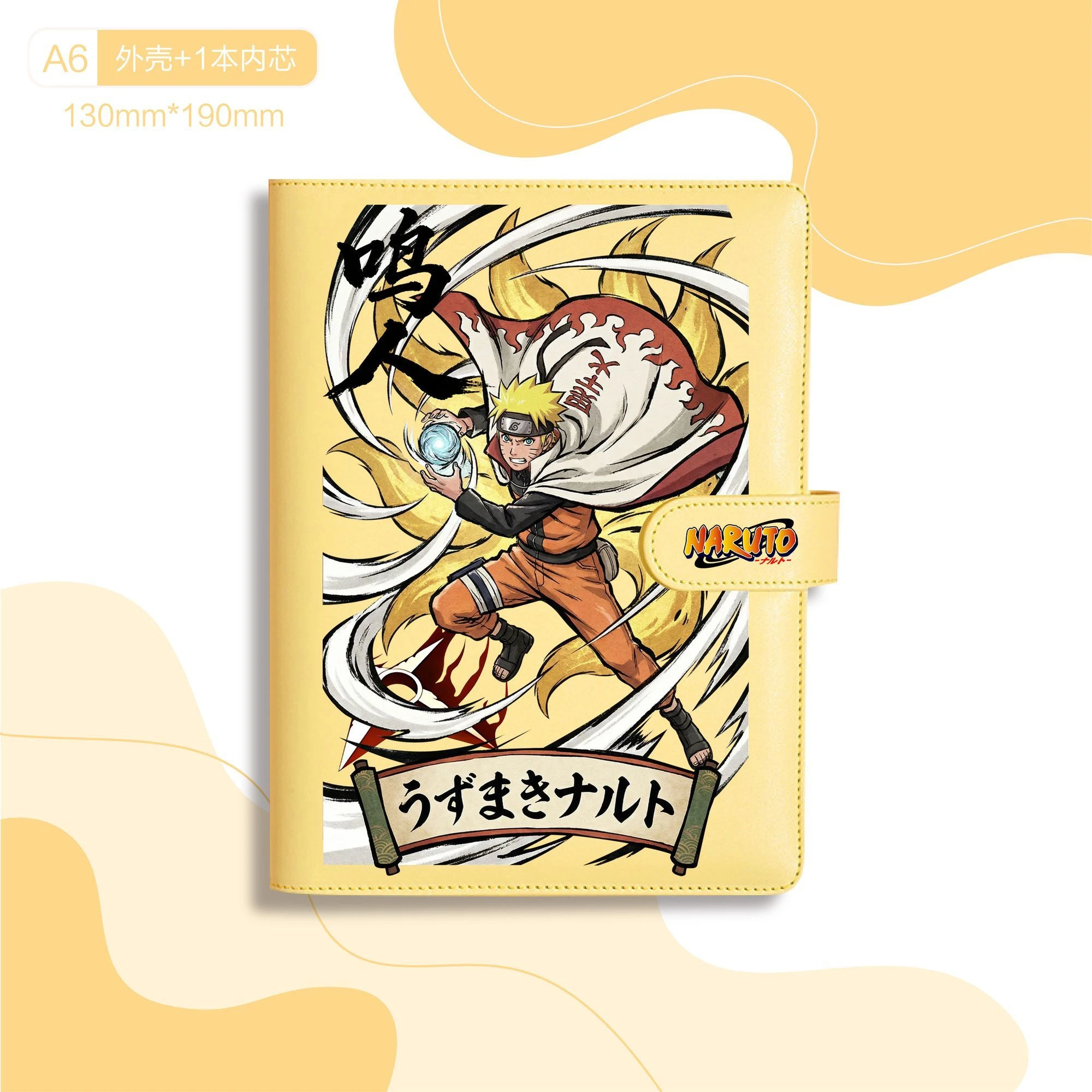 Anime Naruto Notebook Uzumaki Naruto Kakashi Uchiha Sasuke Writing Book Student School Office Stationery Notepad Fans Gift view 4
