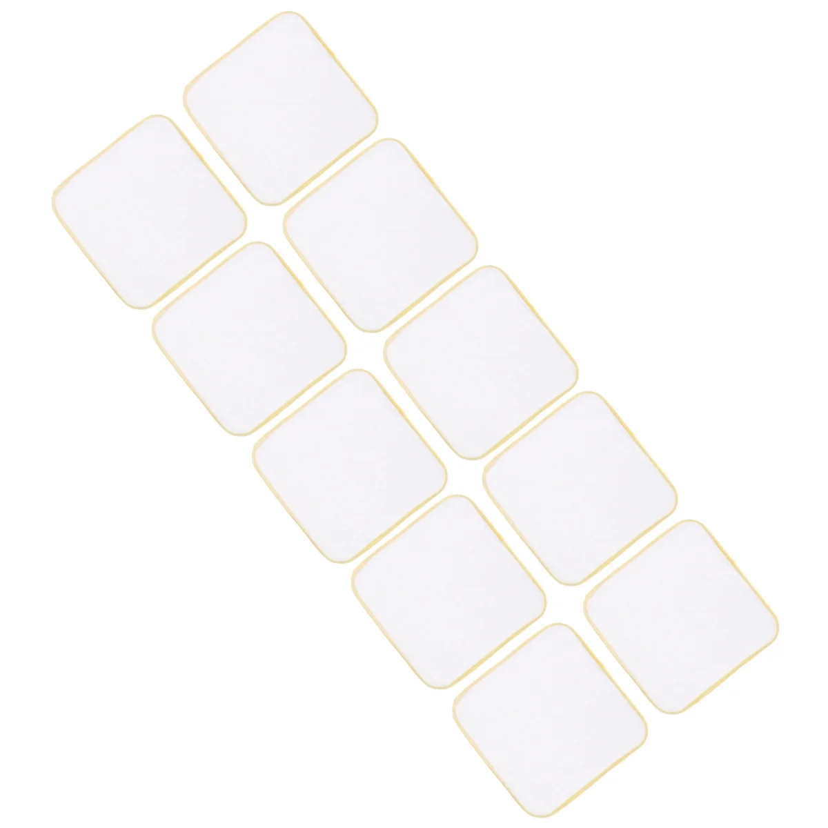 

10 шт., детское полотенце для кормления, двойная марля, мягкая впитывающая ткань для кормления, изогнутый дизайн для детского лица, тела, чистая, экологически чистая