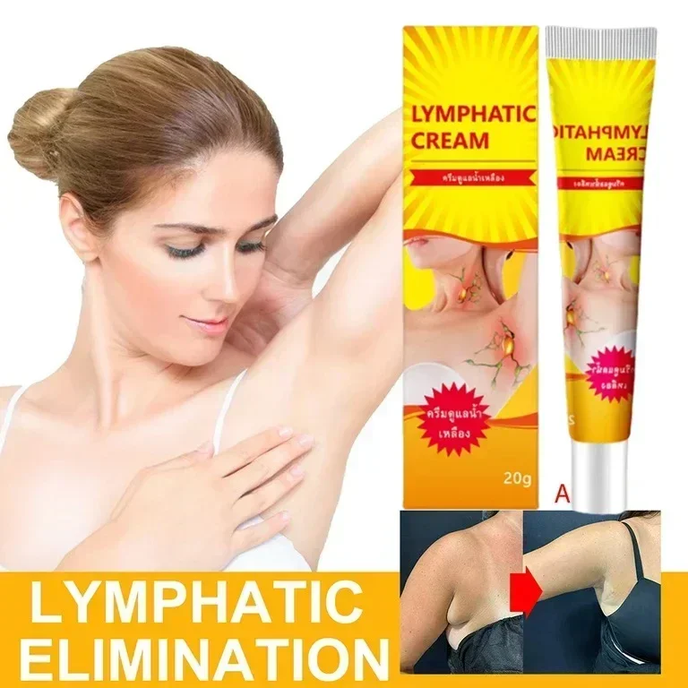 Herbal Lymphatic Detox Cream Breast Armpit Anti-Swelling Lymph Node Treatment Ointment Chest Lymph Medical Ointment