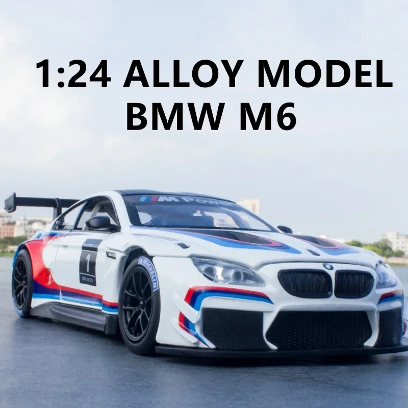 

1:24 FOR BMW M6 GT3 M4 DTM CLS Alloy Racing Car Model Diecast Simulation Metal Toy Vehicle Sports Car Model Collection Toy Gift