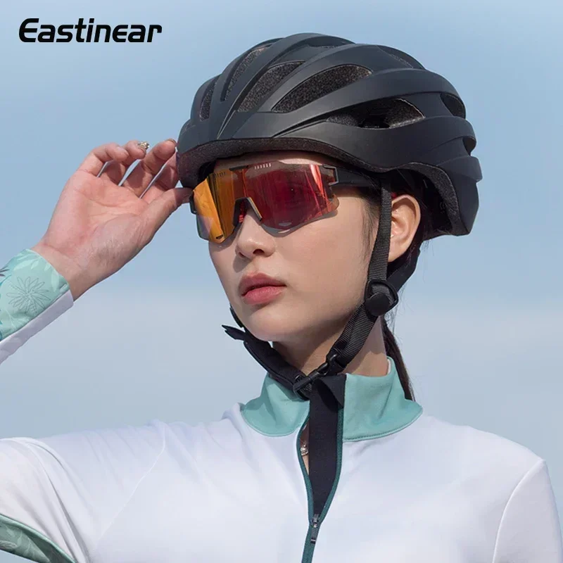 Adult Road Bike Helmet, Lightweight Breathable Cycling Helmet with Shockproof Ventilated for Outdoor Sports Mountain Road Riding