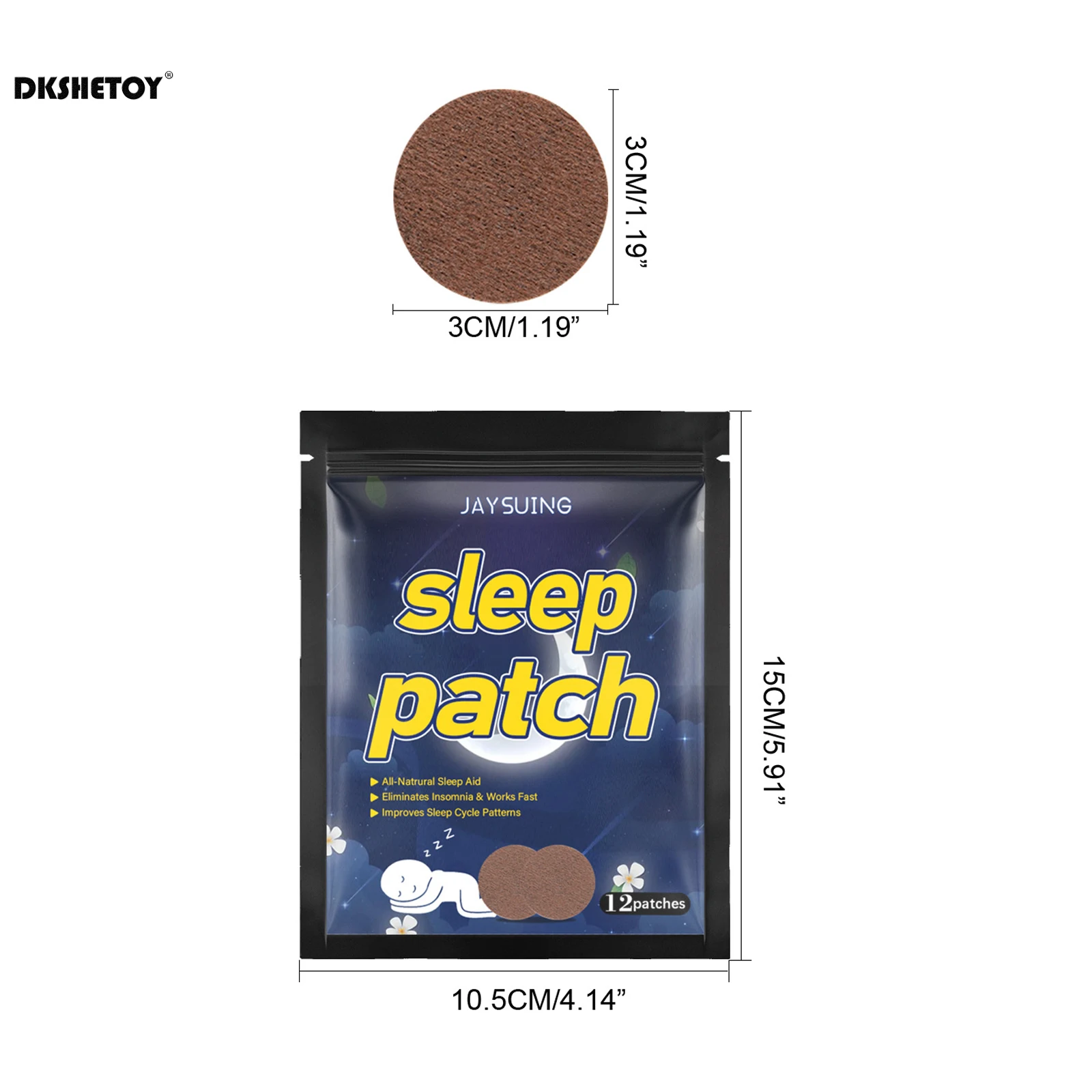 Sleep Patch Insomnia Patch Hypnotic Artifact Adult Sleep Soothing Decompression Inprove Sleeping Plaster health care medicine