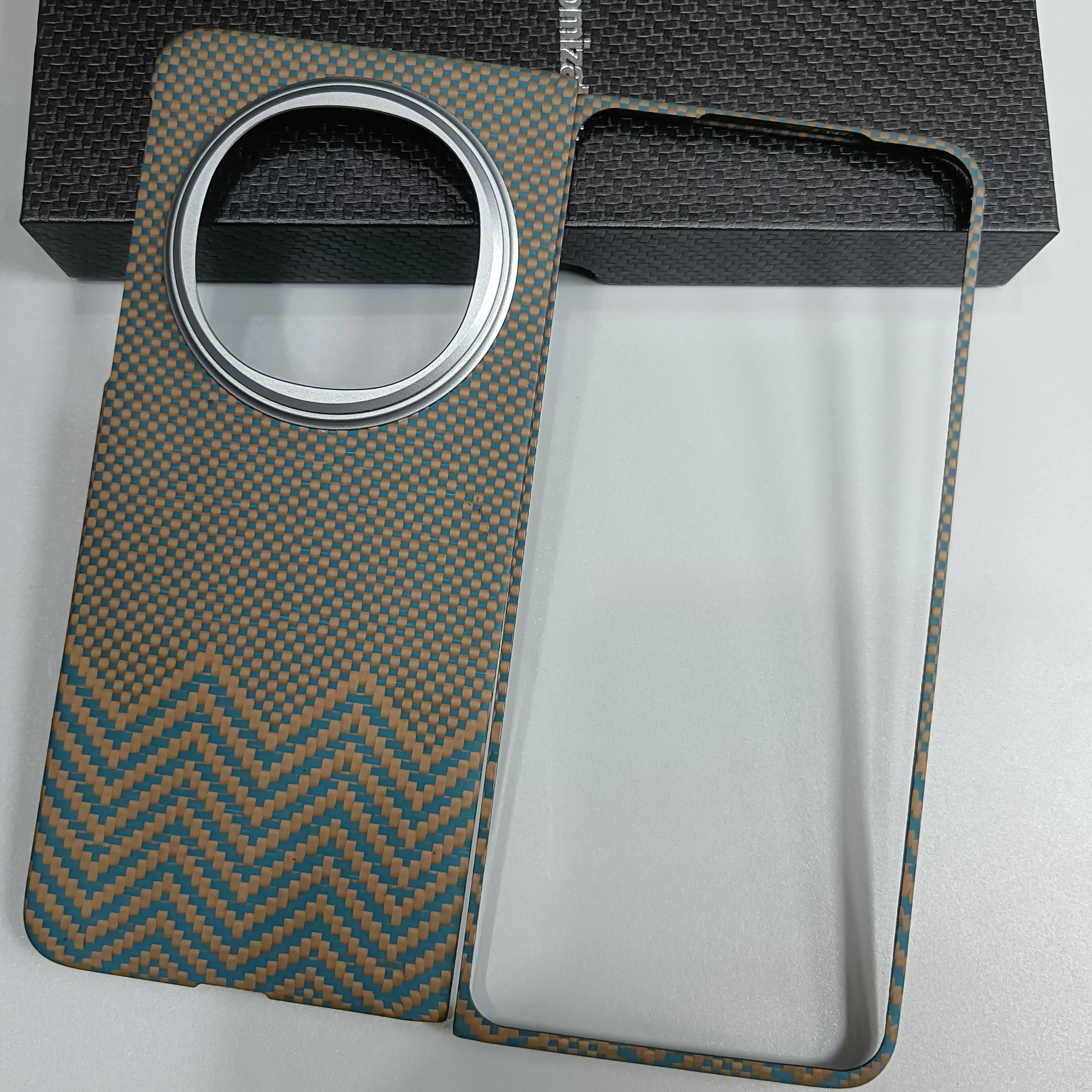 Asdipsa Genuine Aramid Carbon Fiber Magsafe Case For OPPO Find N5 FindN5 Braided Magnetic Wireless Thin Matte Armor Cover