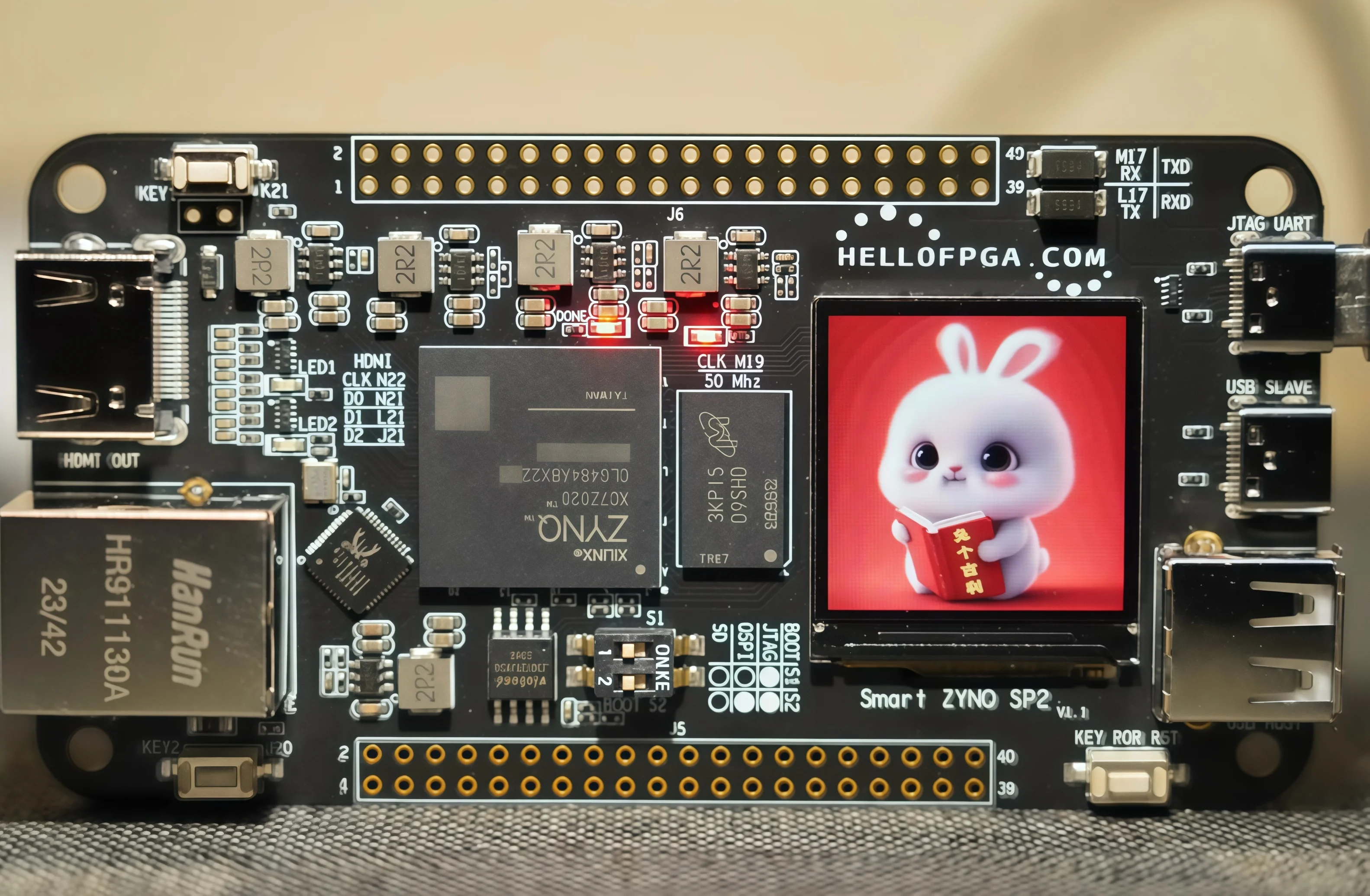 ZYNQ 7020 FPGA Minimum System Development Board Core Board (Smart Zynq SP2 Square Screen) SP2 Hardware Version V1.3