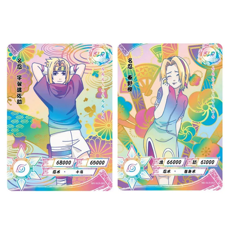 KAYOU Naruto Collection Cards Array Chapter Wave5 Tier4 - Holo Rare Anime Ninja Cards Board Game Christmas Gift Children