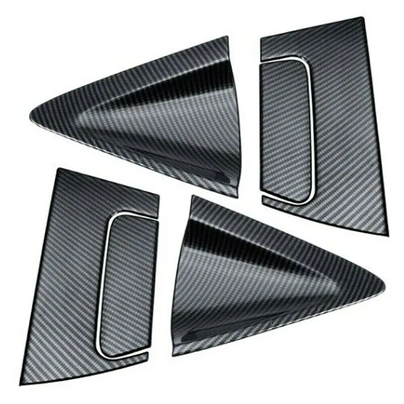 For Honda HR-V HRV Vezel 2014-2021 Carbon Fiber Chrome ABS Car Door Bowl Handles Cover Trim Protector Sticker Accessories Auto