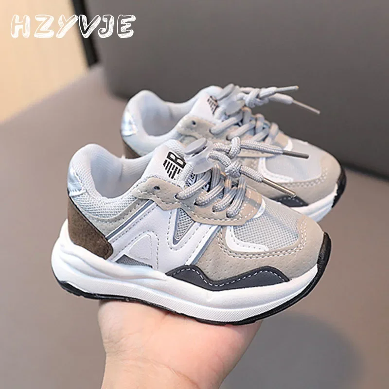 Chaussures de course décontractées pour enfants, chaussures de basket-ball pour enfants, chaussures plates pour tout-petits, chaussures de plein air pour bébés, garçons et filles, tendance chic et à la mode