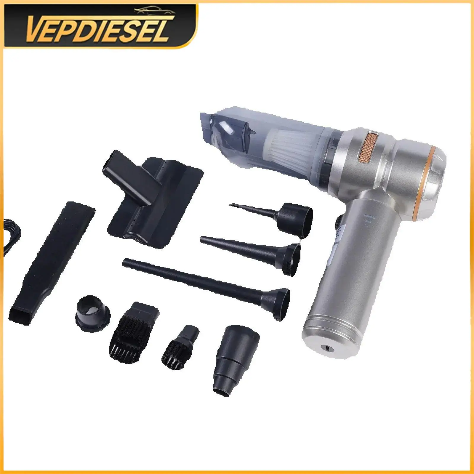 KC45 Handheld Cordless Vacuum Cleaner for Car with High Suction Power 12V 120W