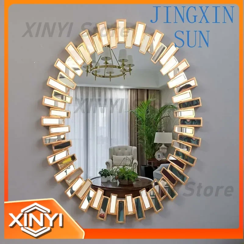 Bedroom Bathroom Mirror School Large Wall Art Women Princess Luxury Garden Mirror Living Room Miroir Mural Modern Decoration