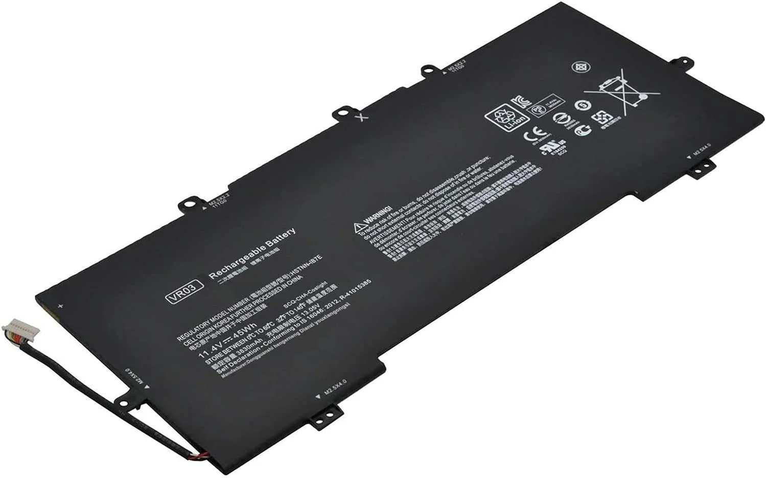 VR03XL VR03 Laptop Battery Replacement for HP Envy 13-d 13-d000 13-d010nr 13-d008na 13-d053s3 13-d040wm 13-d049tu 13-d040nr 13-d