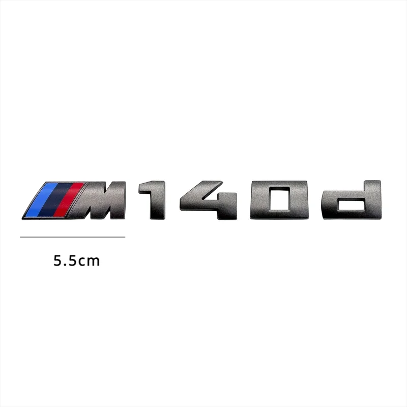 Logotipo traseiro ABS padrão de deslocamento digital modificado, adesivo para BMW M, 5.5cm, M135I, M240D, M340I, M550D, M440D, M135D, M760LI, M140D