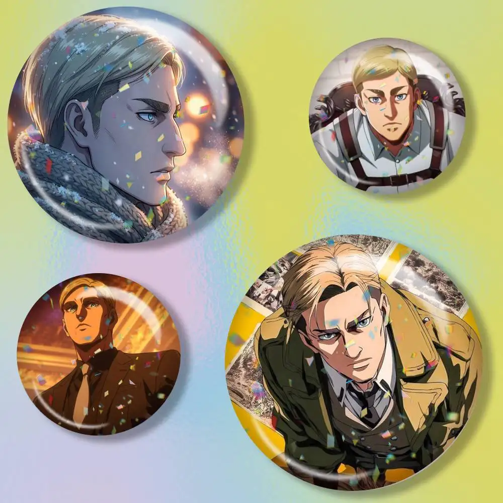 anime Erwin Smiths S  Tin badges in 25/32/44/58/75mm, brooch pins for accessories & gifts,Souvenir.