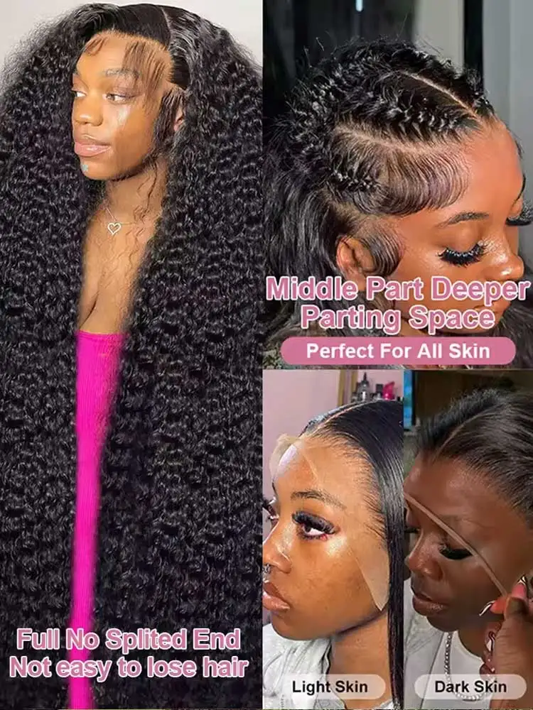 30 40 Inch Water Deep Wave 13x4 13x6 Hd Lace Frontal Wigs Human Hair Brazilian Deep Curly Lace Front Human Hair Wigs For Women