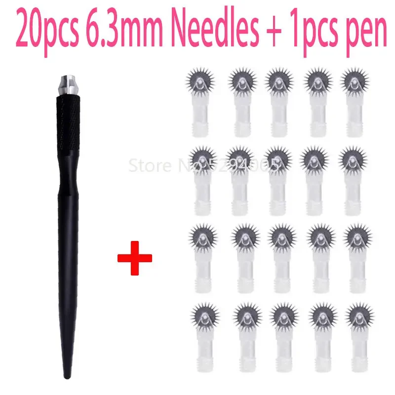 Professional Eyebrow Tattoo Machine Pen Tebori 3d Handle Pen Kit for Eyeliner Lips Body Art Semi Permanent Makeup Supplies