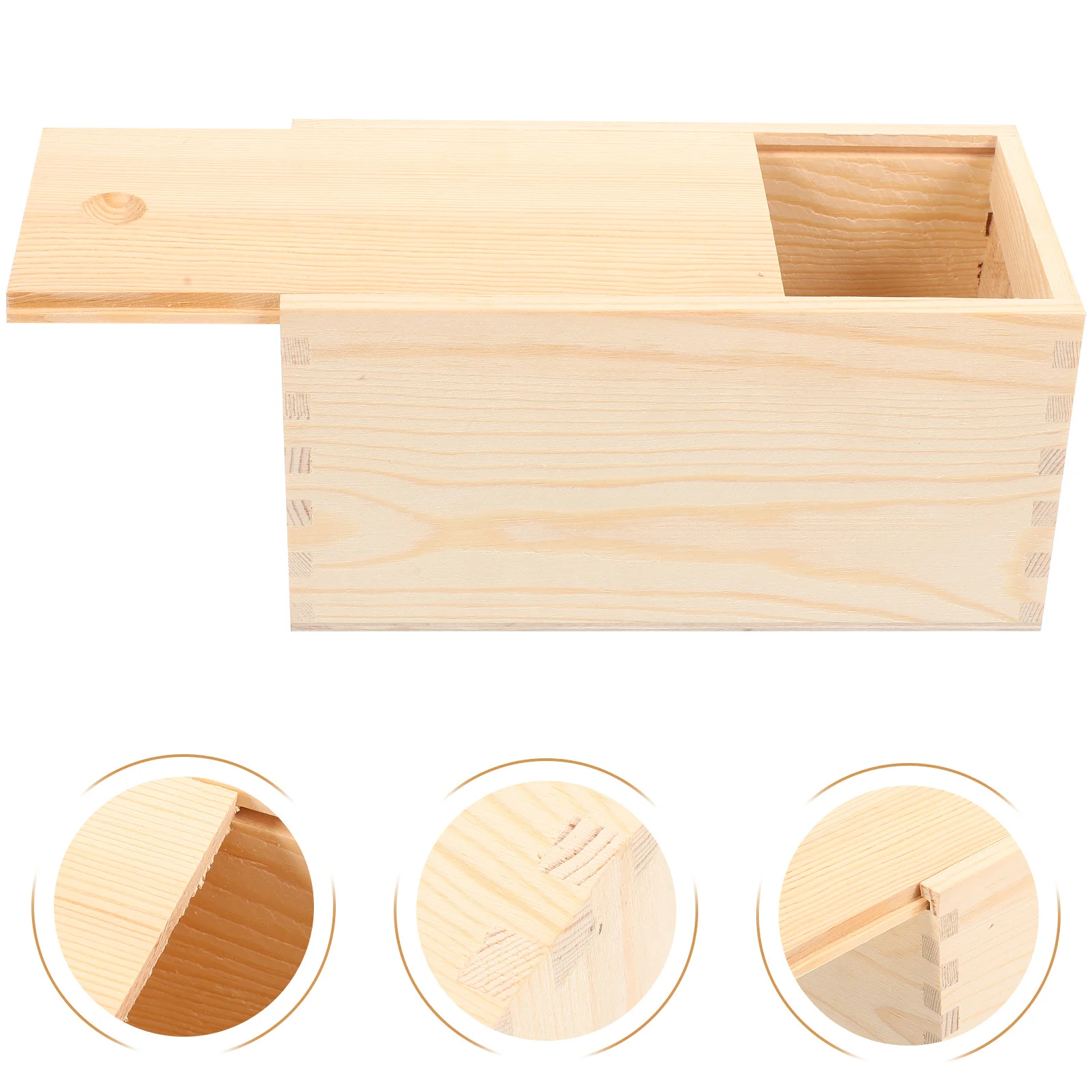 

Decorative Wooden Jewelry Box Organizer Case Portable Design Sturdy Structure Keeps Jewelry Clean Undamaged Multi-Functional