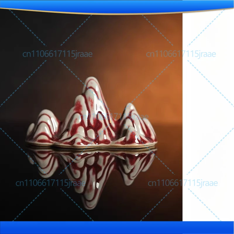 Junhong kiln change! Alpine! Handmade Jun porcelain ornament