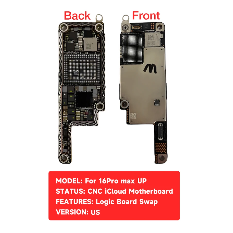 iPhone 16 Pro Max CNCカットマザーボード